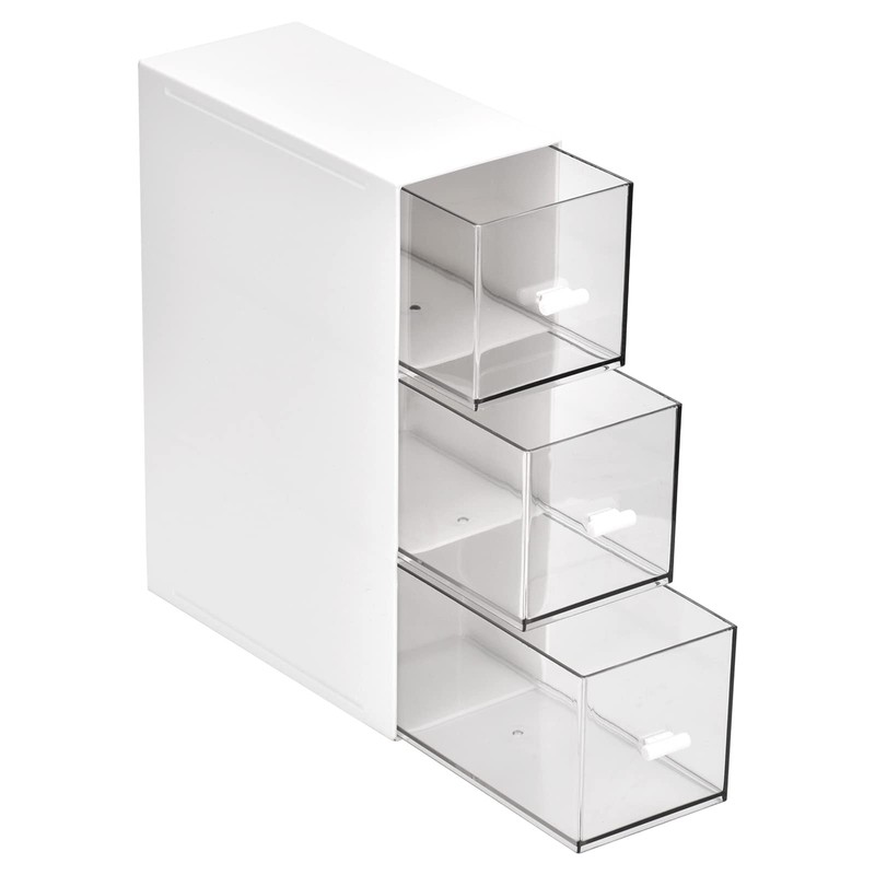 DearCal Tea Storage Boxes - Tea box with 3 Drawers-