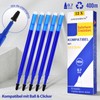 LVZONGXIN Blue Erasable Refills, Compatible with Frixion Ball & Clicker,