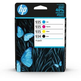 HP Original Brand Model Ink Pack 934 Black and 935 Cian Yellow Magenta