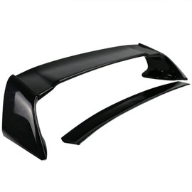 labwork Glossy Black Plastic Trunk Spoiler Wing Replacement for 2006-2011 Honda Civic Sedan 4DR