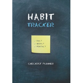 Habit Tracker Journal: Circular Daily, Weekly and Monthly Checklist Planner