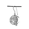 Raven in the Moon Earrings 925 Sterling Silver or 22,