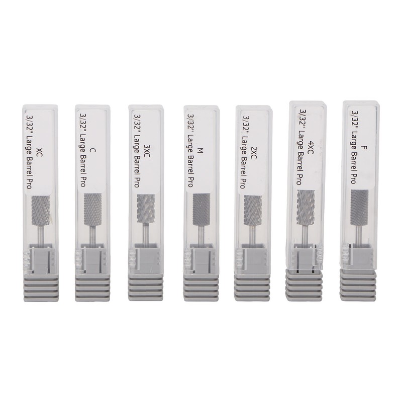 7pcs Nail Grinding Bits Professional Portable Nail Gel Removal Tungsten