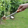 Manual weeder with wooden handle Root weeding, manual weeding tool