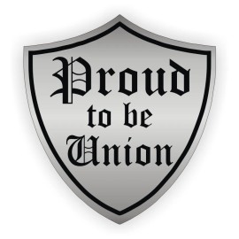 Unbranded/Generic 2pcs Proud to be Union Hard Hat Stickers Helmet Decals Motorcycle Worker Pride
