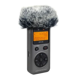 YOUSHARES DR05X Windscreen for Tascam DR-05X DR-05 Portable Recorders, DR05X Mic Deadcat Windshield Muff Artificial Fur Wind Screen
