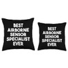 Best Airborne Sensor Specialist Throw Pillow