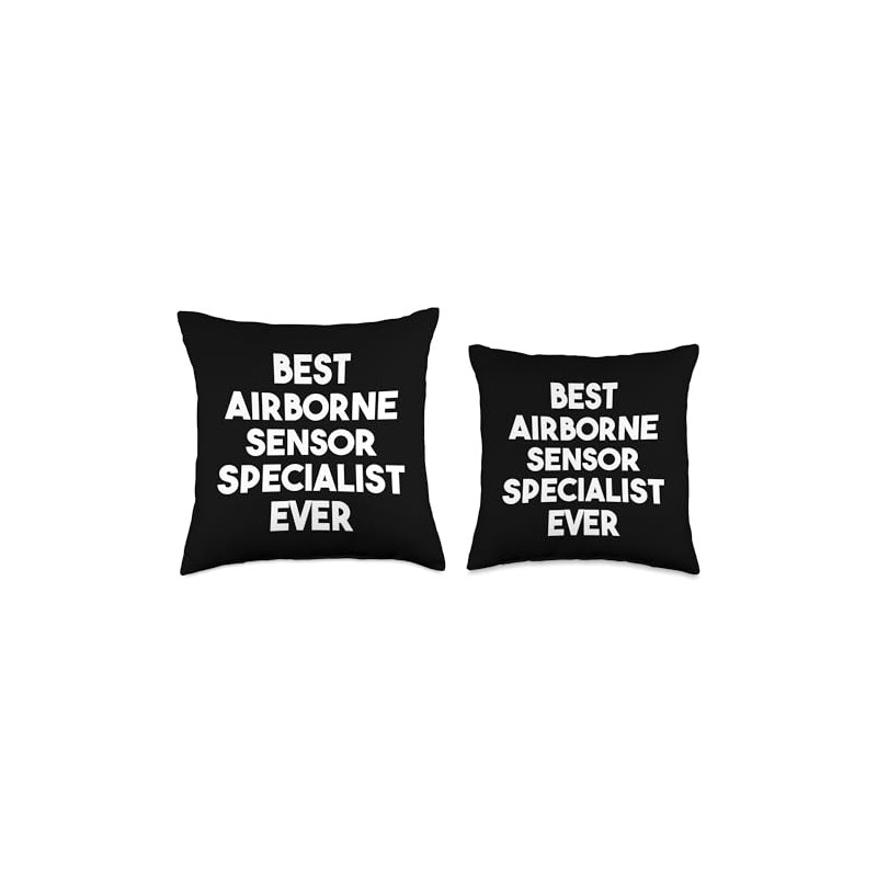 Best Airborne Sensor Specialist Throw Pillow