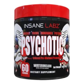 Pre Entreno Insane Labz Psychotic 60 Servicios Sabor Sanda                                                                                            