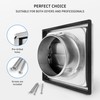 calimaero® VKE 4" Inch Dryer Vent Cover – Outdoor Stainless