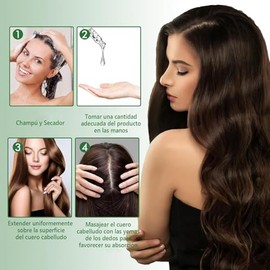Aceite de Romero：Aceite Esencial de Romero para Cabello - 100% Puro Orgánico Aceite Capilar Con Romero de Cejas, Pestañas, Barba -60ML Rosemary Oil Hair Growth Esencial más grueso, más largo