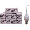 Creative Hobbies® Silicone Dipped Electric Candle Lamp Chandelier Light Bulbs,