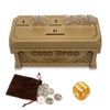 Penny Game with 30 Metal Coins,1 Dice,Coin Drop Game,A Fun