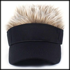 White Fang CZ775 Men's Wig, Cap, Solid, Outdoor, Fashionable, Headwear, gray