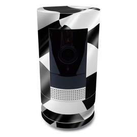 MightySkins Skin for Ring Stick Up Cam Battery - Race Flag | Protective, Durable, and Unique Vinyl Decal wrap Cover | Easy to Apply, Remove, and Change Styles | Made in The USA