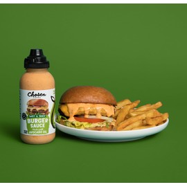 Chosen Foods Burger Sauce, for Hamburgers, Sandwiches, Nuggets, Wings, Fries, and More 9 floz