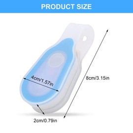 KARELLS LED Clip Lamp, Clip Light on Clothes, Hand Free LED Torch Clip on Clothing, LED Torch Clip on Clothing, LED Clip Chest Lamp