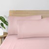 EaseHome Pink Queen Size Sheets Set - 1800 Thread Count