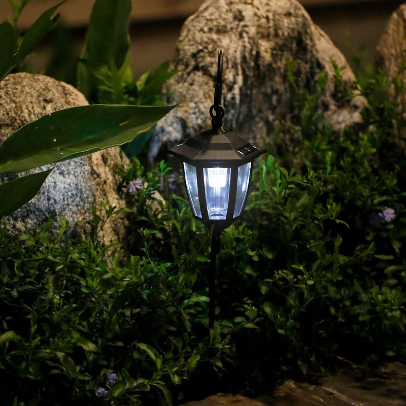 Viewsun 34 Inch Hanging Solar Lights, Shepherd Hook Lights with