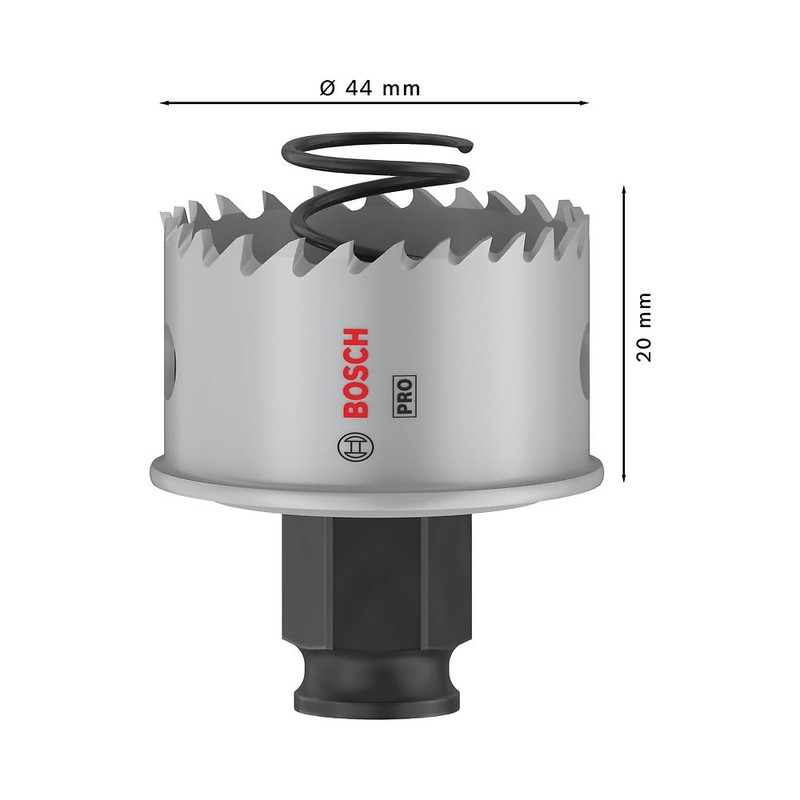 Bosch 1 x Pro Sheet Metal Power Change Plus Hole