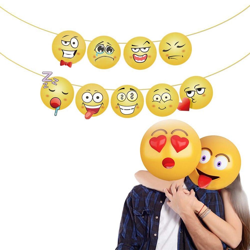 Smile Banner, Sad Banner,Angry Smile Banner for Party,Decorations,Happy,Angry,Kids,Home,Classroom,Bedroom