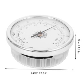 Generic Indoor Hygrometer Thermometer Compact Wall-Mount Humidity for Home Use Accurate Measurement Real Monitoring Design for Easy Installation