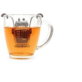Drowning Robot Novelty 1 Cup Tea Infuser + Stand S/S