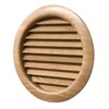 La Ventilazione LGRS125QL Ventilation Grille Round Painted Oak Diameter 140