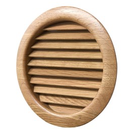 La Ventilazione LGRS125QL Ventilation Grille Round Painted Oak Diameter 140 mm