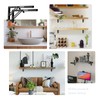 JOY DECOR 20 Inch Heavy Duty Folding Shelf Brackets, 2