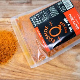 Kosmos Q Dirty Bird BBQ Rub | Savory Blend | Great on Ribs, Chicken, Pork, Steaks & Brisket | Best Barbecue Rub | Meat Seasoning & Spice Dry Rub | 1 Lb Bag