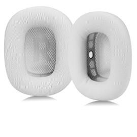 MOLGRIA Replacement Earpads for AirPods Max Headphones,Earpads with Protein Leather,Memory Foam and Magnet (Sliver)