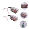 Mipcase 2Pcs Car Audio Converter Transparent High to Low Speaker