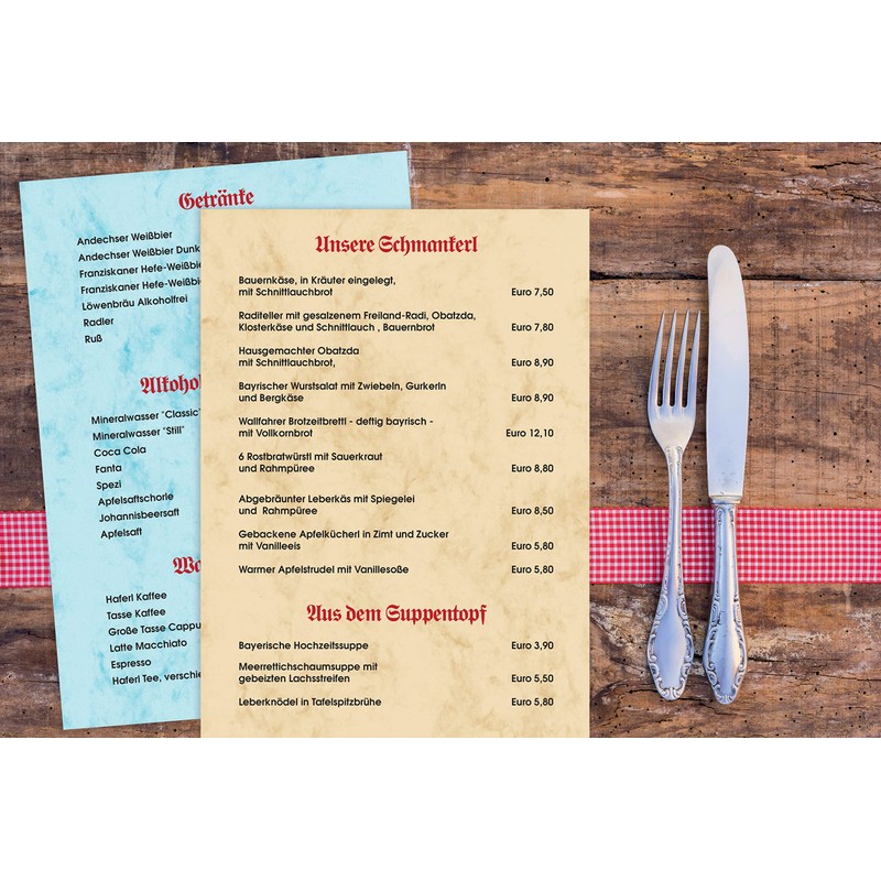 Sigel DP261 Marbled Writing Paper A4 blue, 90 gsm (100