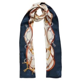 Daks (신세계강남점)DCSC3E011 네 이비 체인 진주포인트 실크 스카프 (Sinsegye Gangnam Store) DCSC3E011 Navy Chain Pearl Point Silk Scarf
