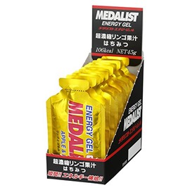 メダリスト エナジージェル （1箱 12袋入り） 超濃縮リンゴ果汁＆はちみつ味