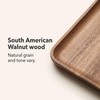Walnut Wood Valet Tray, Key Tray Organizer, 11.8 x 7.8