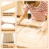 10pcs Pottery Rolling Guide Sticks, 5 Sizes Wooden Rolling Pin