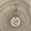 Dog Wooden Engraved Keyring, Dog Keychain (Schnauzer Face)