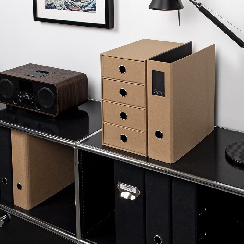 S.O.H.O. 1317452620 A4 Kraft Lever Arch File, Silver