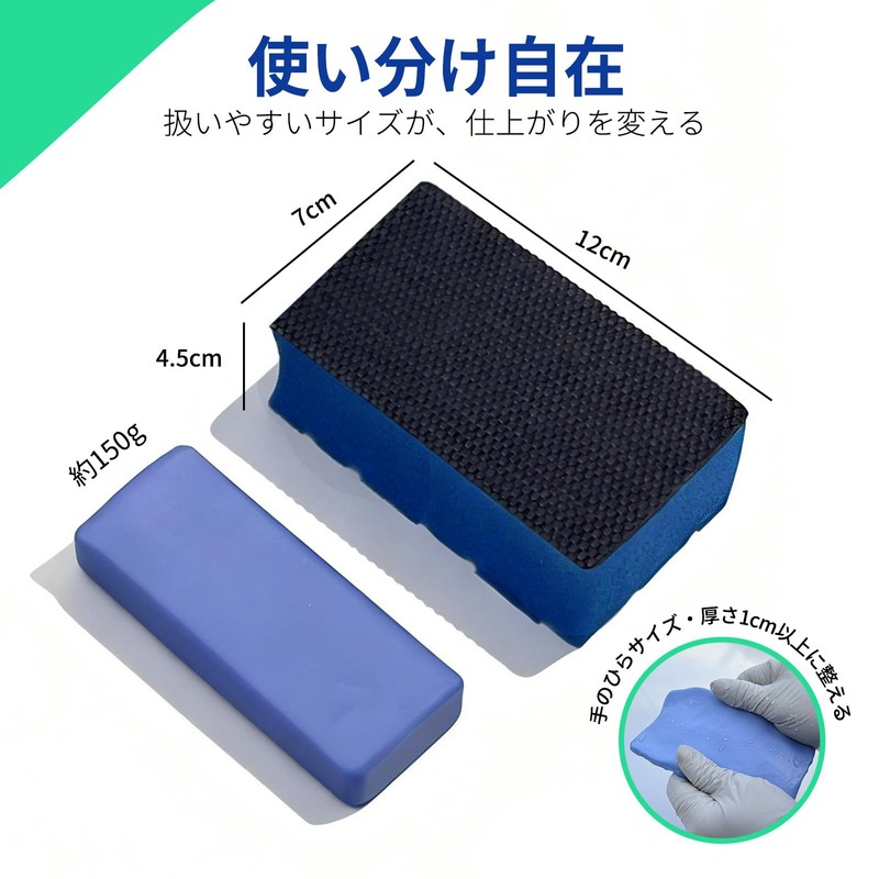 SHSCLY Siscray Iron Dust Remover Sponge, Car Washing, Iron Powder,