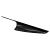 HDBUBALUS Black Front Fork Mount Wind Deflectors For Harley Road