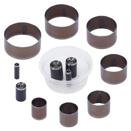 UNICRAFTALE 22 Pcs Leather Hole Punch Tool 22 Styles Multiple Shapes Hole Punch Set Leathers Cutting Dies Kit with Storage Case Hollow Punches Cutter Tool for Handmade DIY Leather Crafts