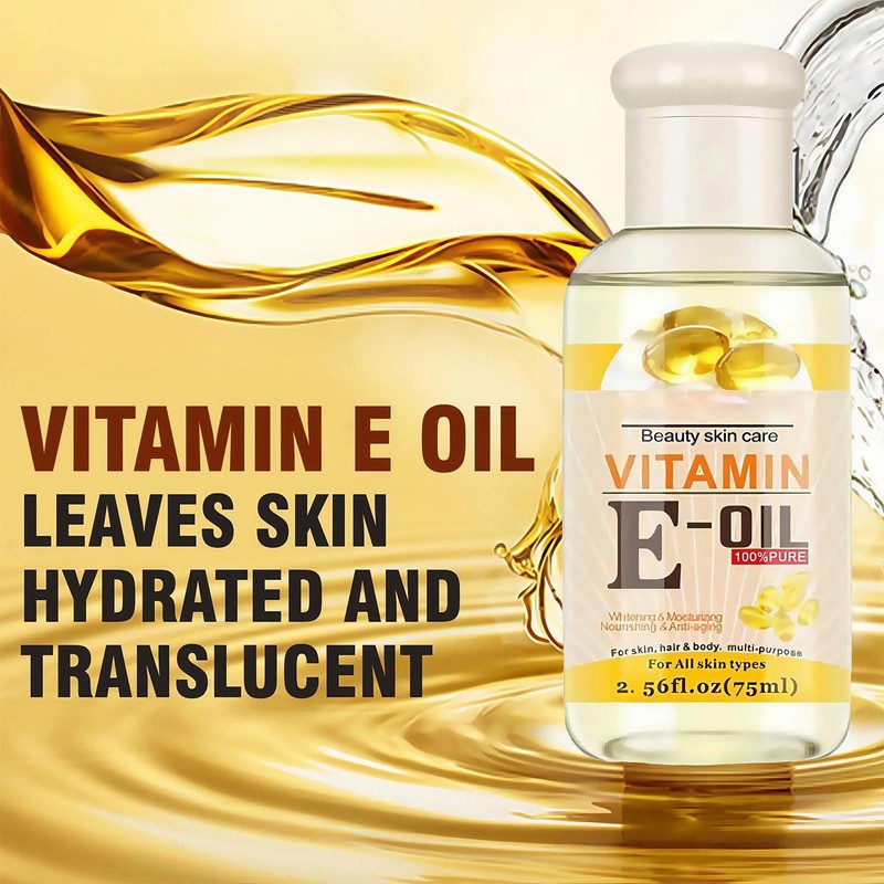2PCS Vitamin E Oil for Skin - Anti Aging Face