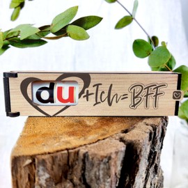 Generisch BFF Geschenke - Schokoriegel Geschenkbox inkl. Duplo Du & ich = BFF - Beste Freundin Geschenke, Geschenke Für BFF, Best Friends Geschenke, Beste Freundin, Freundin Geschenk, Bestie Geschenke