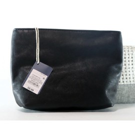 Women's Universal Thread Black Zip Up Pouch Makeup Bag Carry Clutch NWT