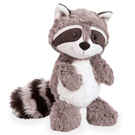 PLNVNVP 28 cm Cuddly Raccoon, Raccoon Plush Toy, Soft Toy Raccoon, Realistic Raccoon Plush Toy for Wild Animals, Gift for Friends and Children