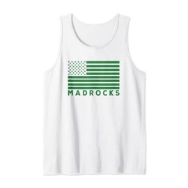 USA Flag Madrocks Green Derby KS Madrocks Stars & Stripes Tank Top