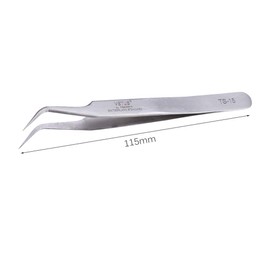 Vetus TS-15 Stainless Steel Precision Curved Tweezers for Eyelash Extension, Electronics Jewelry Hobby Craft