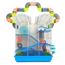 Mcage 5-Levels Large Twin Towner Syrian Hamster Habitat Rodent Gerbil Home Mouse Mice